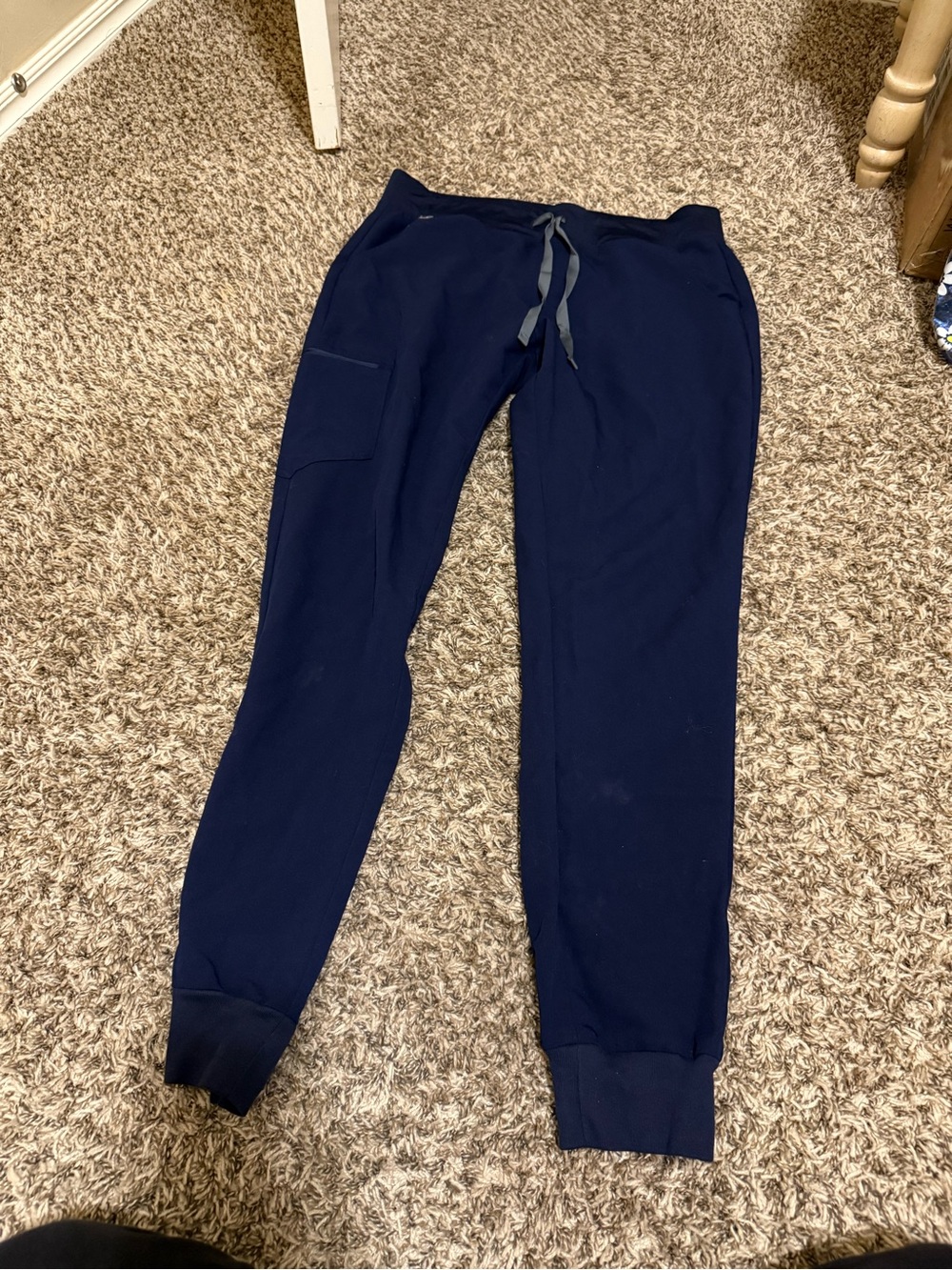 Figs Men's Navy Blue Drawstring Joggers